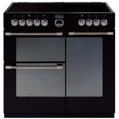 Stoves Sterling 900E 90cm Electric Ceramic Range Cooker in Black